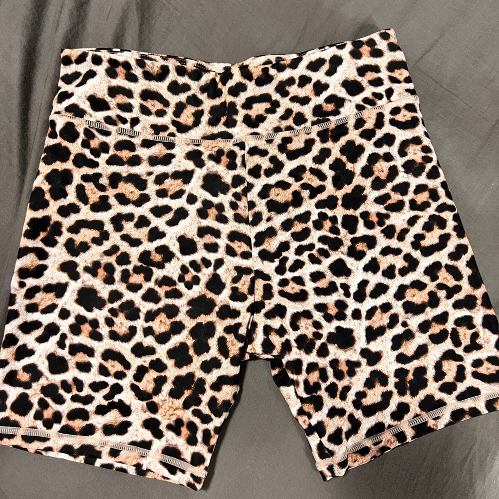 Leopard Print Women's Shorts